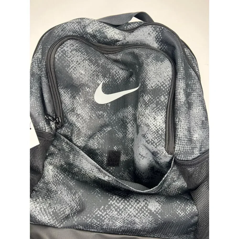 Nike Brasilia Backpack Camo Black 24L School Gym Bag